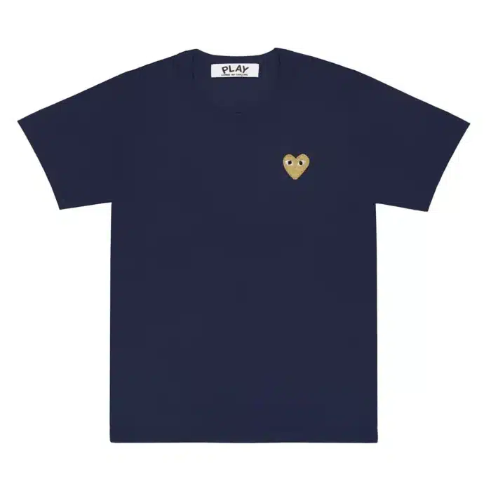 CDG Basic T-Shirt Gold Emblem