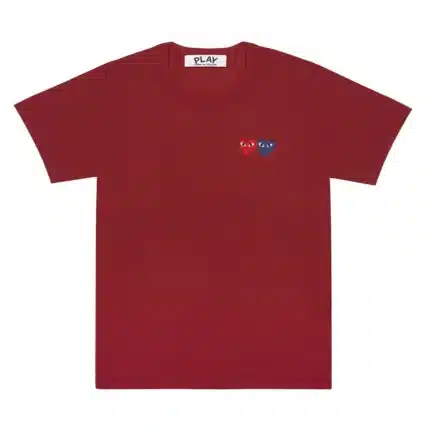 CDG Play Basic T-Shirt Two Emblems