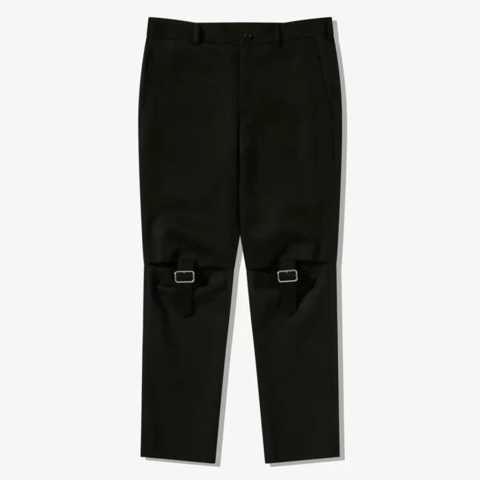 CDG Buckle Detail Trousers Black