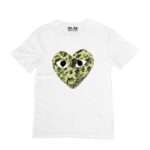 CDG Heart Camo Pattern T-shirt