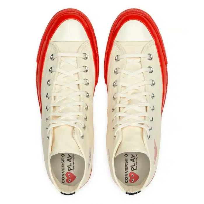CDG Red Sole High Top Sneakers