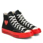 CDG Red bottom High Top Sneakers