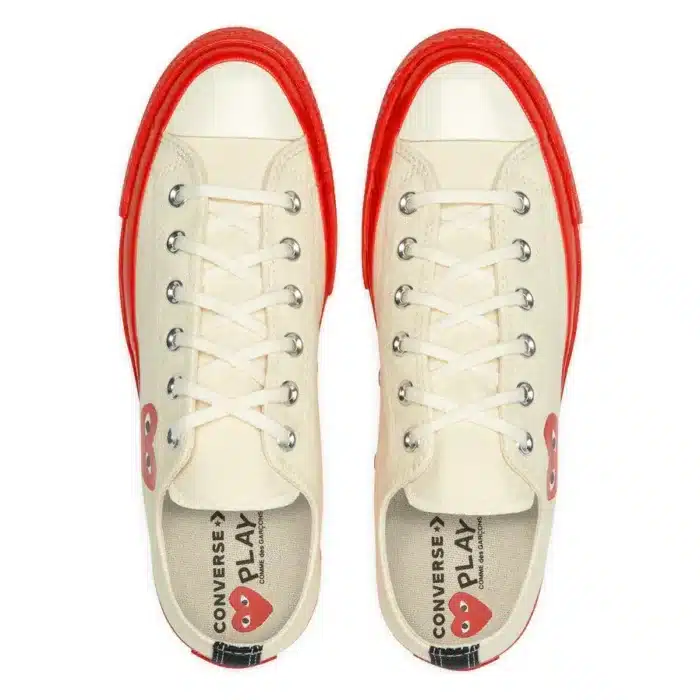 CDG Red Sole Low Top Sneakers
