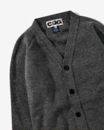 CDG V-Neck Logo School Cardigan Sweater