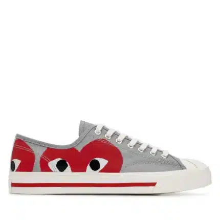 CDG x PLAY CONVERSE Low Top Red Heart Jack Purcell Low Top
