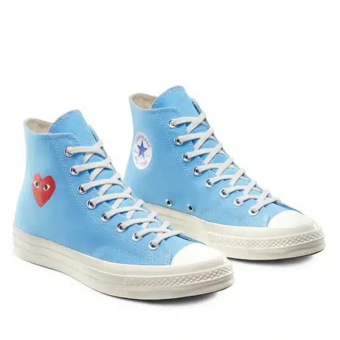 CDG x PLAY CONVERSE Red Heart Chuck Taylor’70 High Sneakers