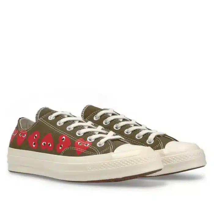 CDG x PLAY Multi Red Heart Chuck All Star ’70 Low Sneakers