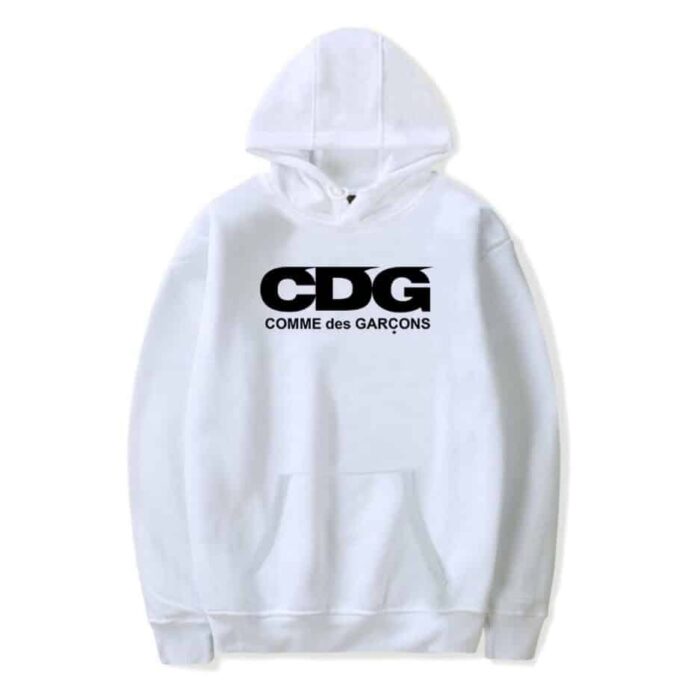 Comme Des Garcons Letter Printed Hoodie