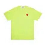Comme Des Garcons Play Basic Red Heart T-Shirt