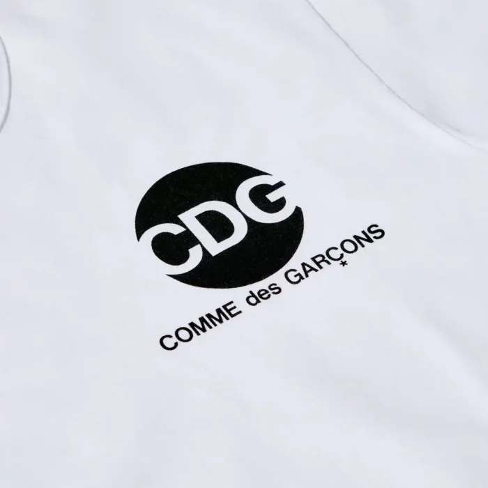 CDG Circular Logo T-Shirt White