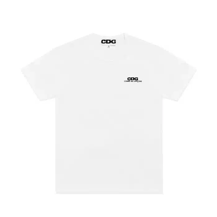 CDG Small Logo T-Shirt White